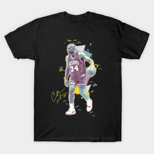 Charles Barkley The Chuck Basketball Legend Signature Vintage Retro 80s 90s Bootleg Rap Style T-Shirt